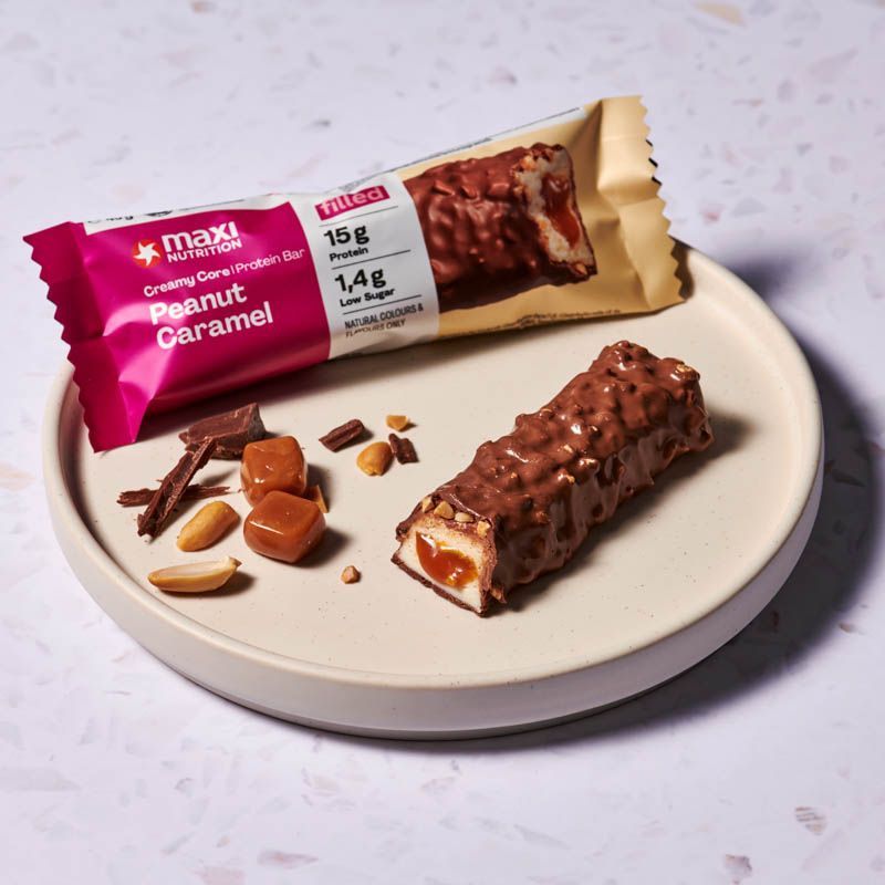 Baton Proteic Fără Zahăr Creamy Core Peanut Caramel Maxi Nutrition 3