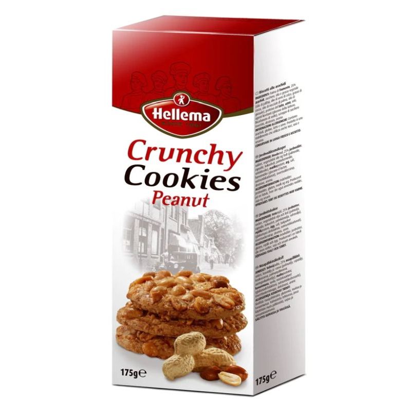 Biscuiți cu arahide Crunchy Cookies Hellema