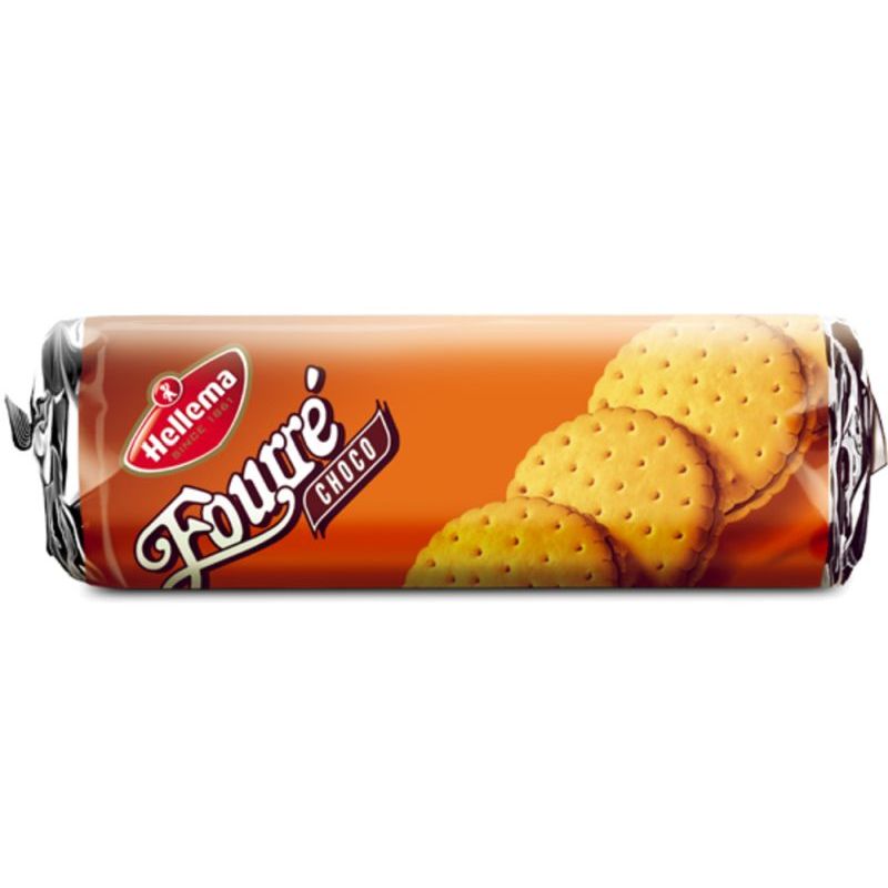 Biscuiți Sandwich cu ciocolată Hellema Choc