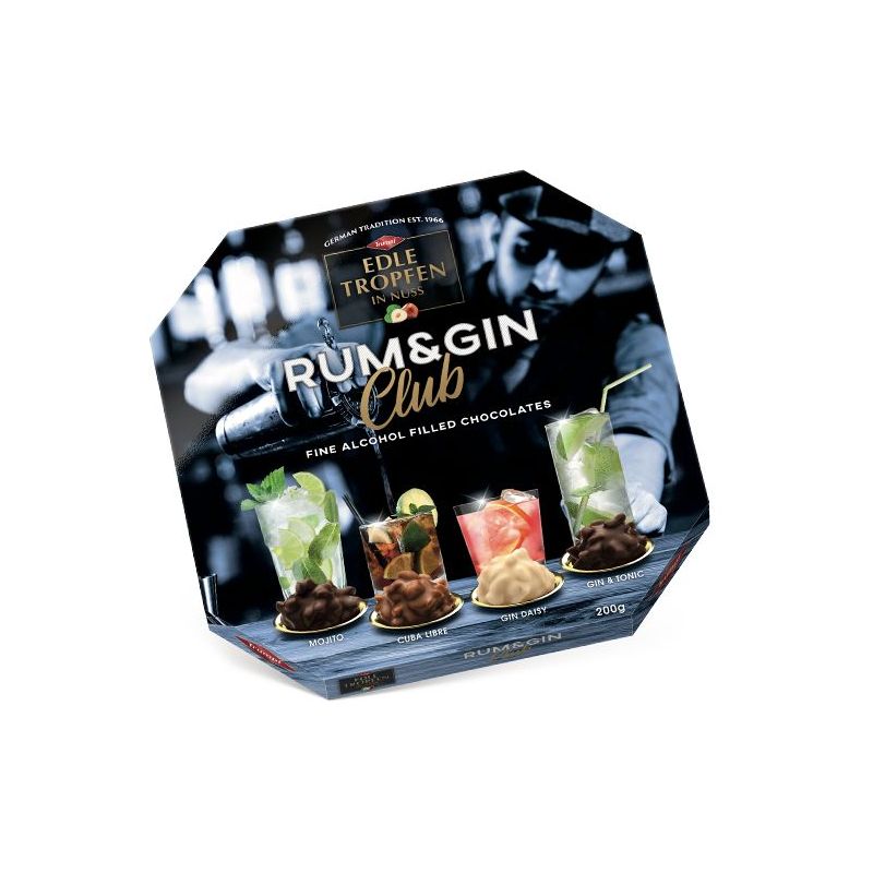 Praline cu alcool Rum & Gin Club Edle Tropfen