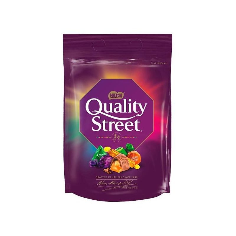 Quality Street Bomboane asortate cu ciocolată cu lapte, ciocolata si caramele