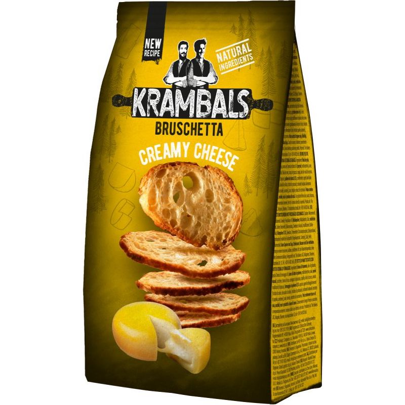Bruschete cu aromă de cascaval Krambals