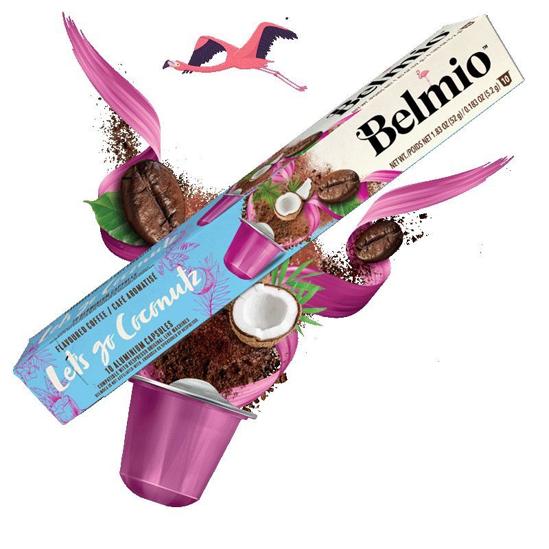 Cafea capsule Let's go Coconutz compatibile Nespresso, 10 capsule 100% aluminiu 2