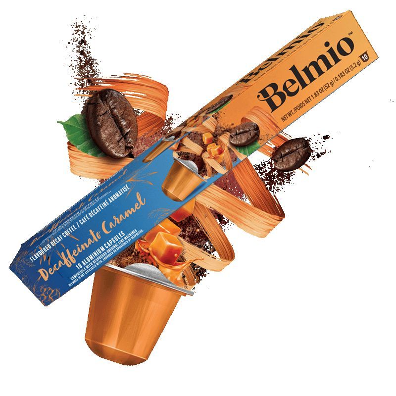 Cafea capsule Decaffeinato Caramel compatibile Nespresso, 10 capsule 100% aluminiu 2