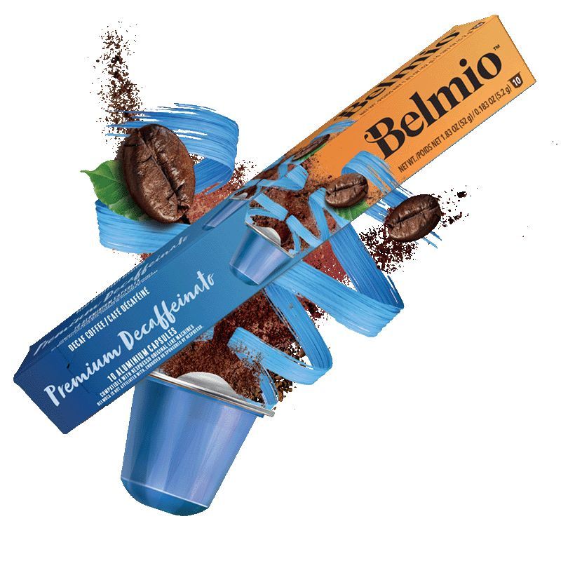 Cafea capsule Premium Decaffeinato compatibile Nespresso, 10 capsule 100% aluminiu 2