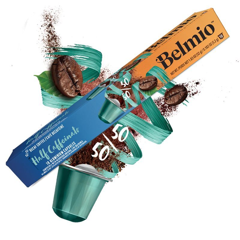 Cafea capsule Half Caffeinato compatibile Nespresso, 10 capsule 100% aluminiu 2