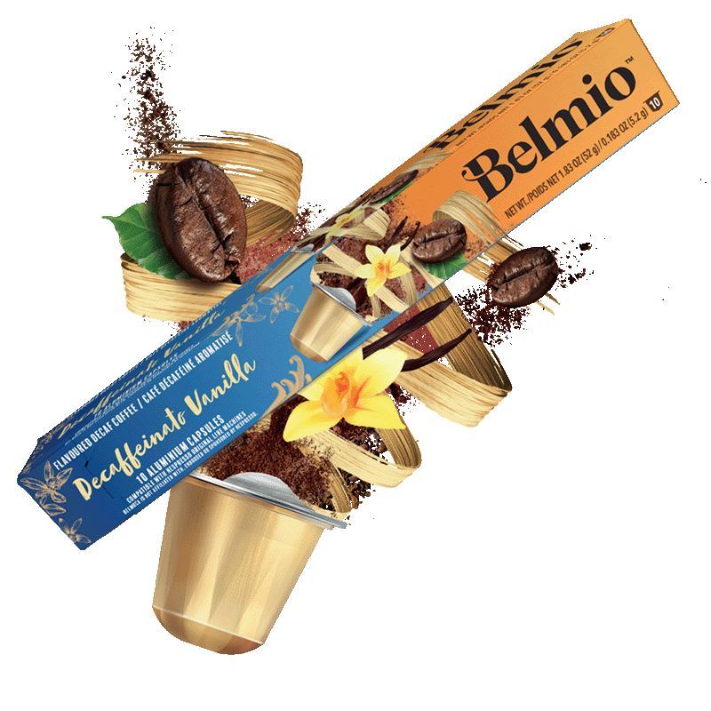 Cafea capsule Decaffeinato Vanilla compatibile Nespresso, 10 capsule 100% aluminiu 2