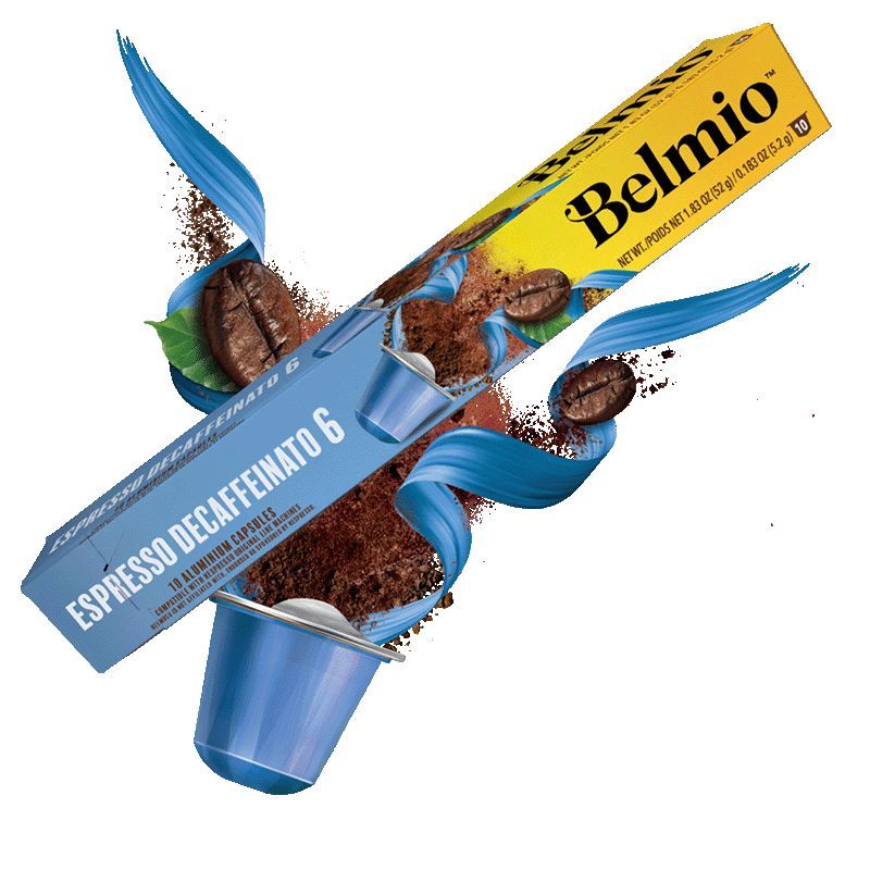 Cafea capsule Espresso Decaffeinato 6 Belmio compatibile Nespresso, 10 capsule 100% aluminiu 2