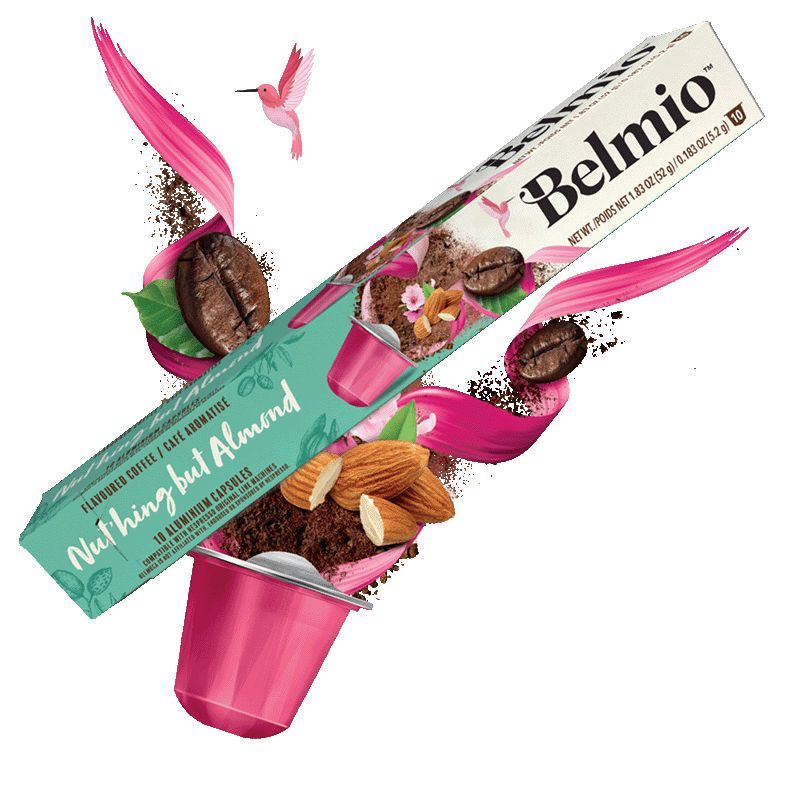 Cafea capsule Nuthing but Almond compatibile Nespresso, 10 capsule 100% aluminiu 2