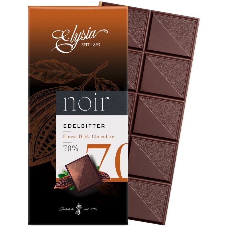 Ciocolată amăruie 70% cacao Elysia