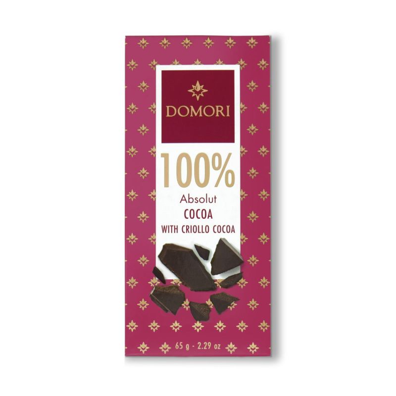 DOMORI Ciocolata Amaruie Premium 100% Cacao