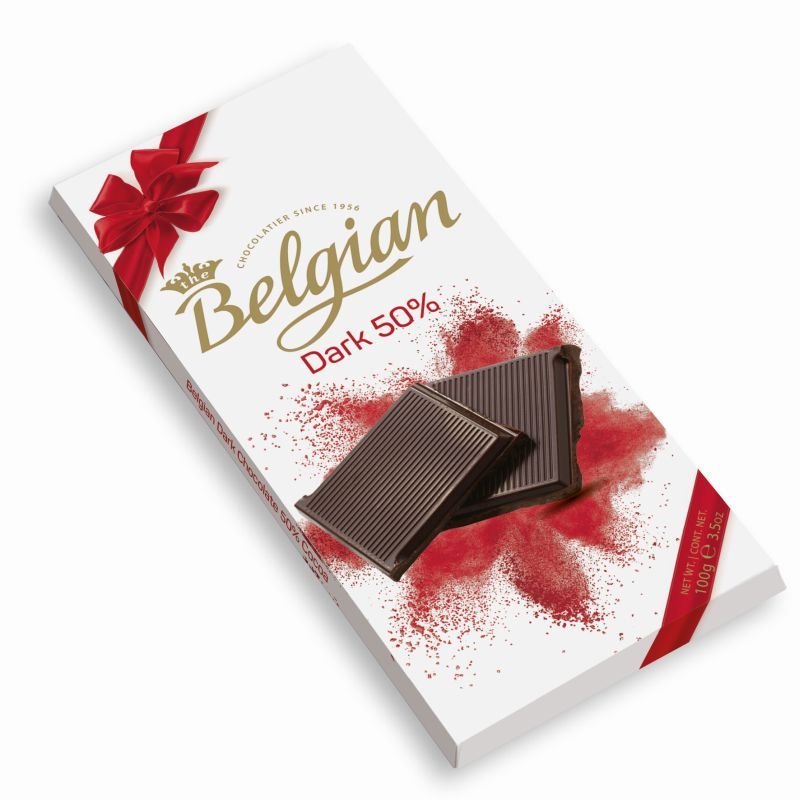 Ciocolată amăruie 50% cacao TheBelgian