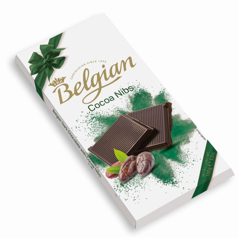 Ciocolată cu bucăți de cacao TheBelgian