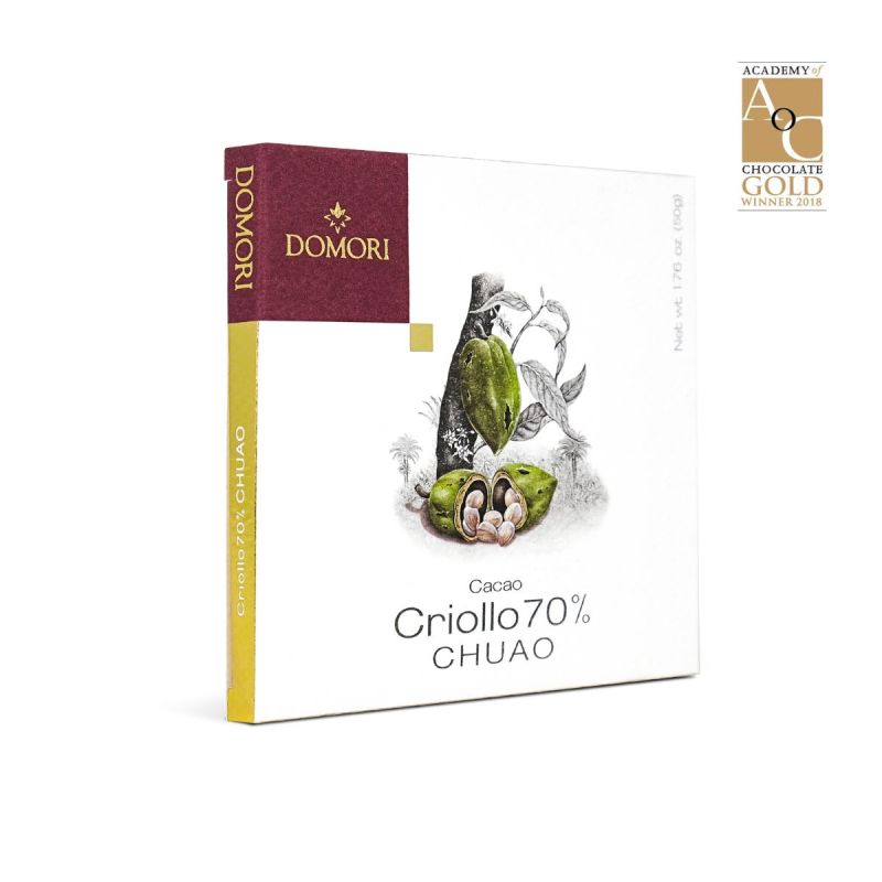 Ciocolata Premium 70% Cacao Criollo Chuao Domori