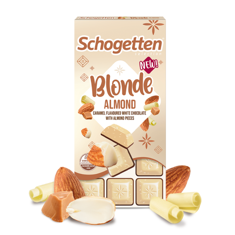 New! Schogetten Blonde Almond