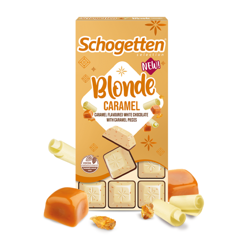 New! Schogetten Blonde Caramel