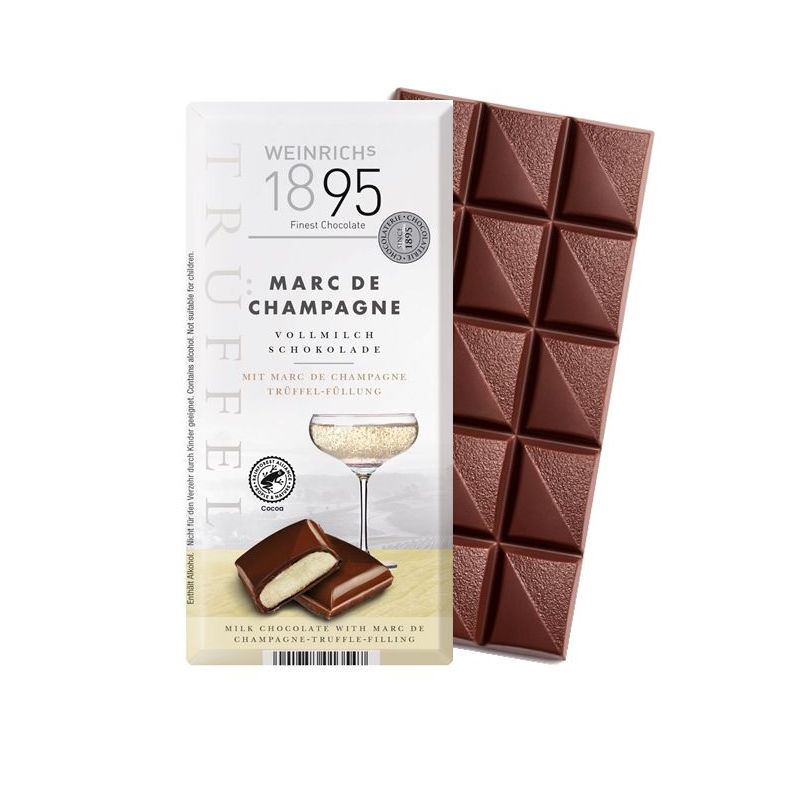 Ciocolată cu lapte și umplutură de cremă de șampanie Weinrich