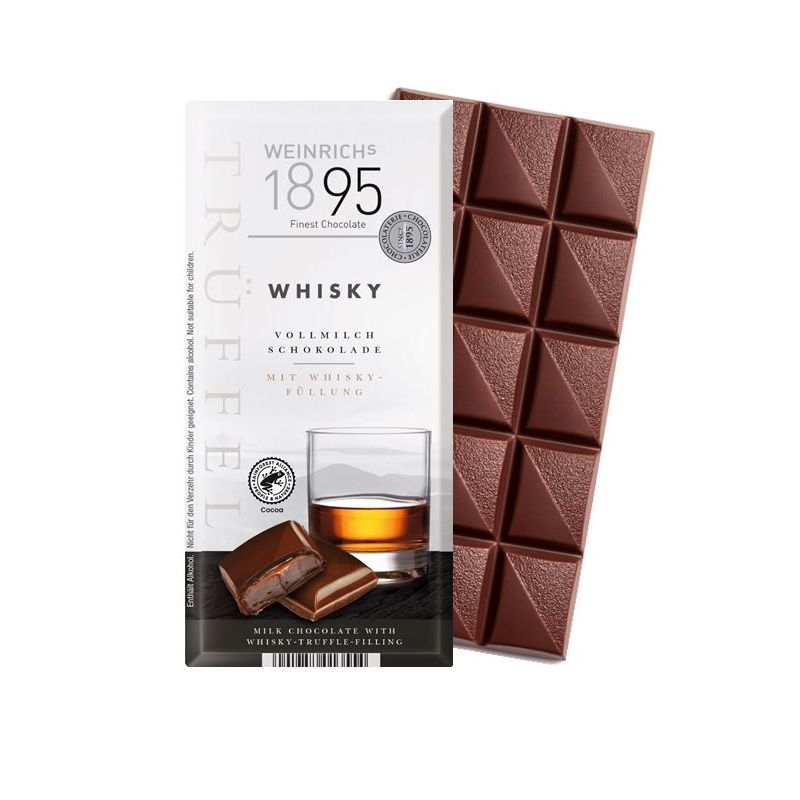 Ciocolată cu lapte și umplutură de cremă de whisky Weinrich