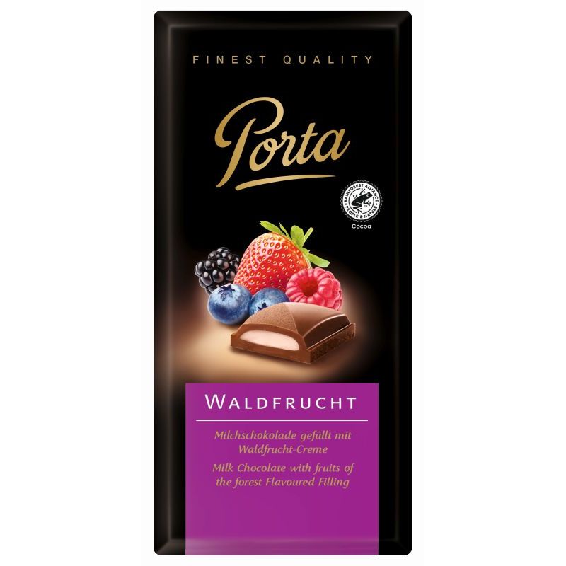 Ciocolată cu lapte cu umplutură de fructe de pădure Porta 2