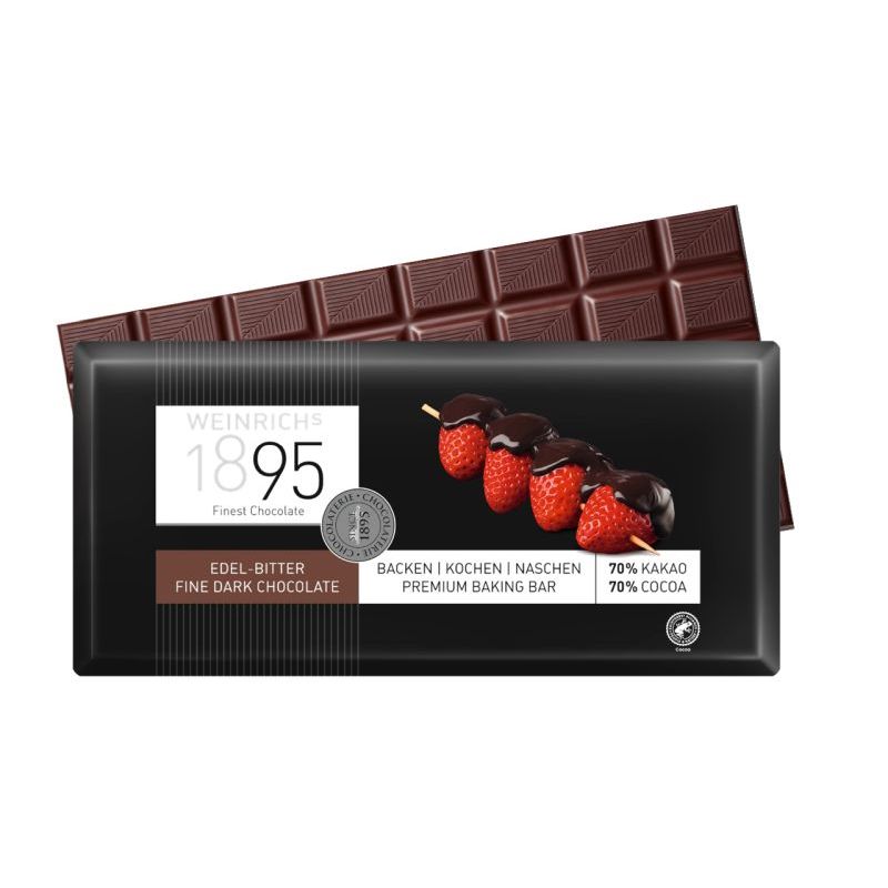 Ciocolată amăruie de menaj pentru deserturi 70% cacao 250g Weinrich 1895