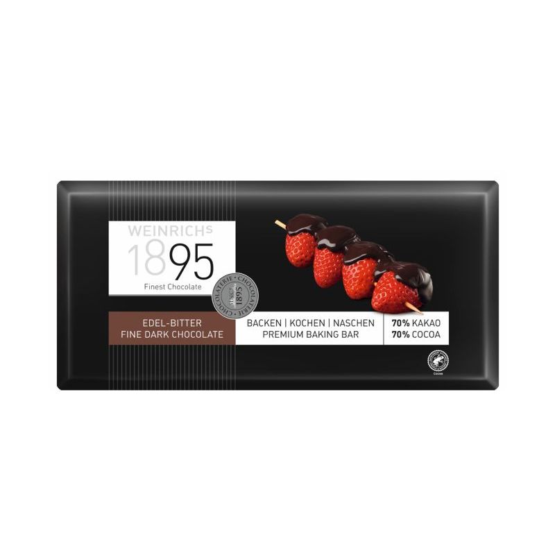 Ciocolată amăruie de menaj pentru deserturi 70% cacao 250g Weinrich 1895 2