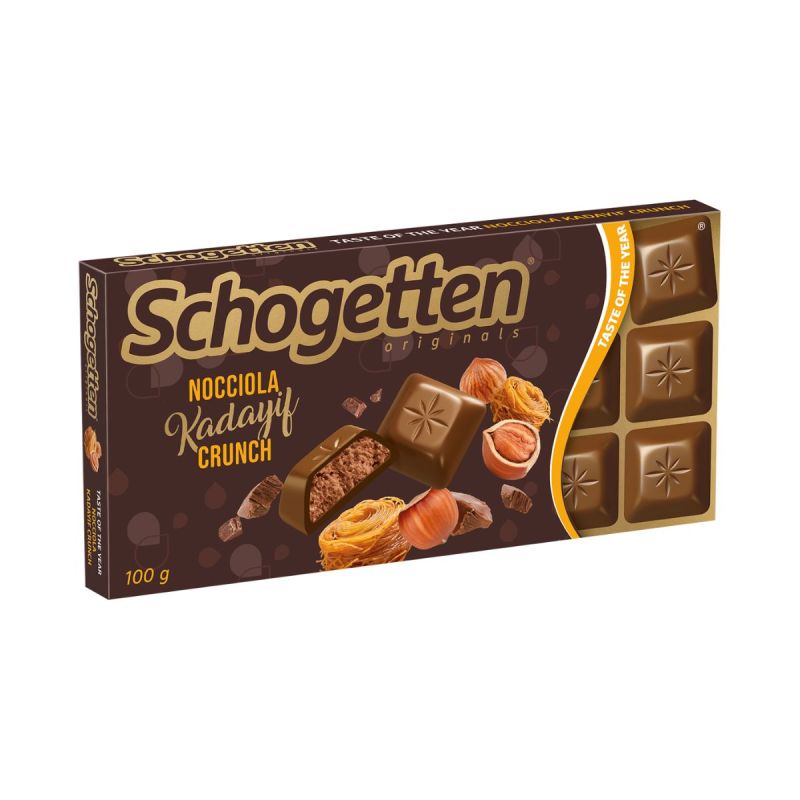 Ciocolata Schogetten Nocciola Kadayif Crunch 100g - Aroma Anului 2026
