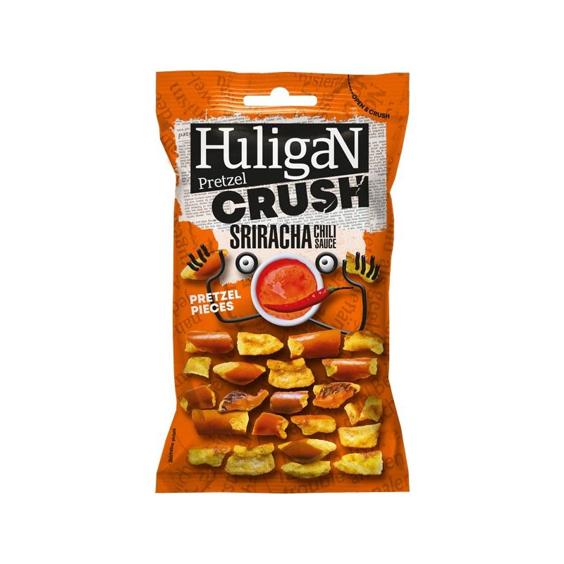 Bucati de covrigi cu aromă Sriracha Chili Huligan