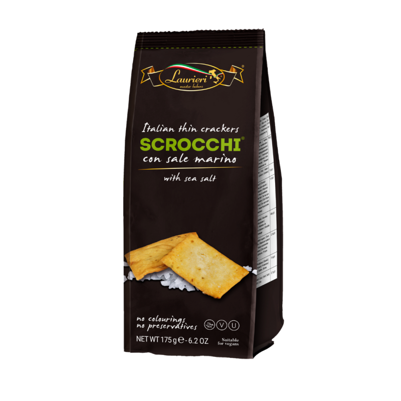 Scrocchi Crackers Sea Salt, Laurieri