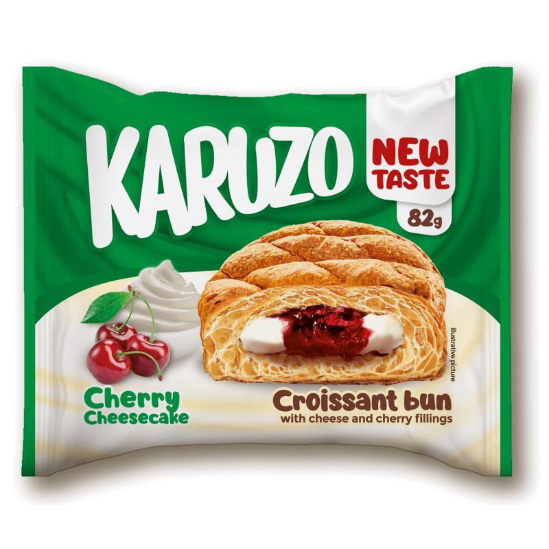 Croissant cu umplutură cherry cheesecake Karuzo