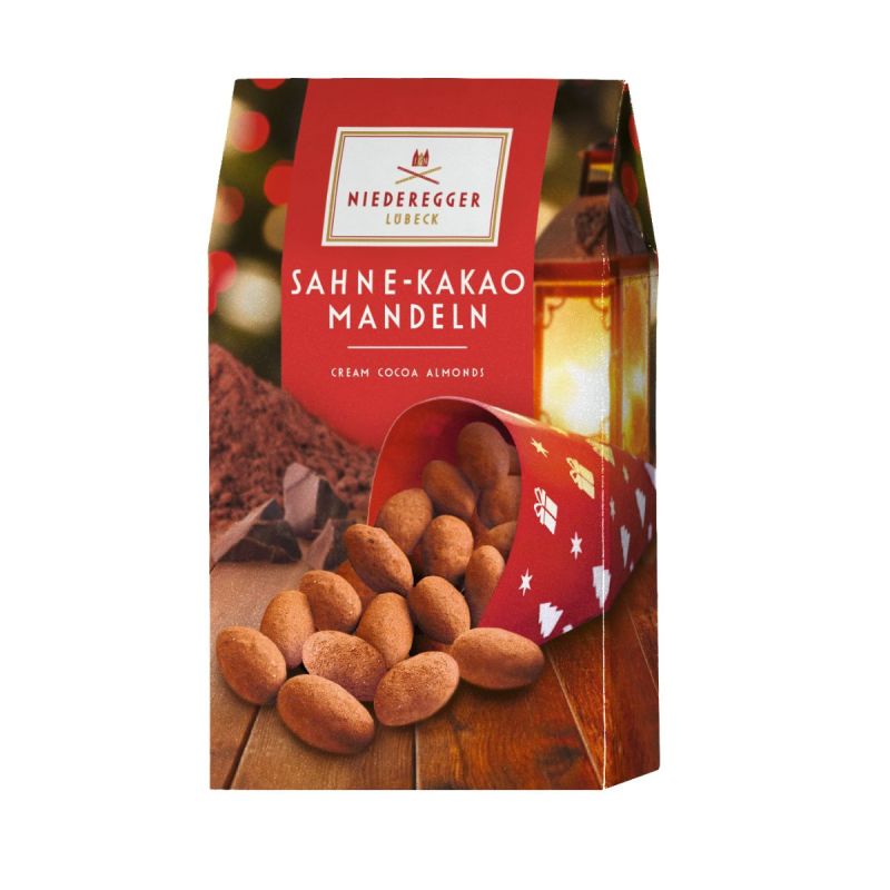 Migdale în ciocolată Pudrate cu cacao Niederegger