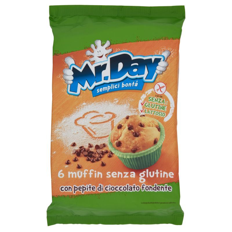 Muffin gluten free cu bucăți de ciocolată Mr. Day Classico