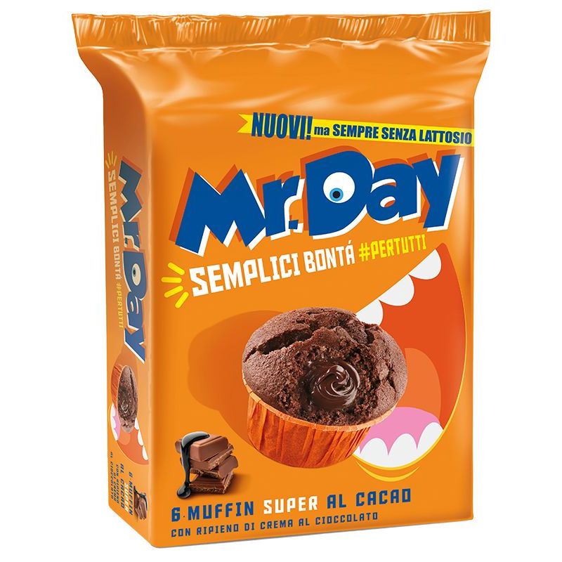 Muffin de ciocolată cu umplutură de ciocolată Mr. Day Cacao