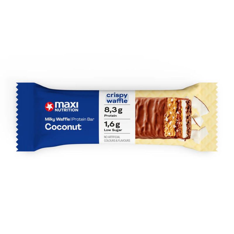 Napolitana Proteica fara Zahar Milky Coconut- Maxi Nutrition