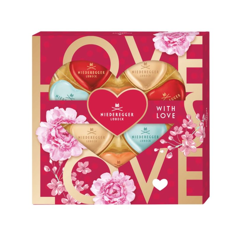 Praline Asortate Meister Selektion Inimi "With Love" Niedergger