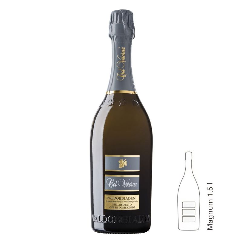 Col Vetoraz Prosecco VALDOBBIADENE D.O.C.G Dry MILLESIMATO COSTE DI MEZZODI 2024 MAGNUM