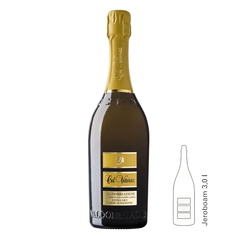 Col Vetoraz Prosecco VALDOBBIADENE DOCG Extra Dry COSTE DI PONENTE 2024 JEROBOAM