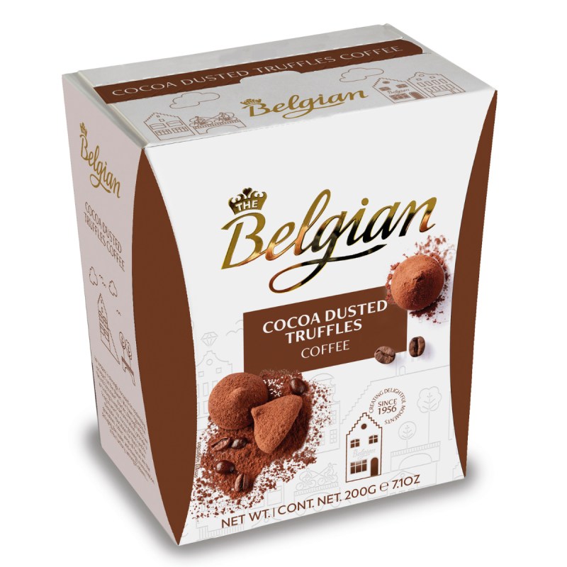 Trufe cu cacao cu aromă de cafea TheBelgian